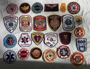 25 Stück Feuerwehr EMS Abt. Patches aus allen USA - tolles Lot (6)! - Bild 1 von 3