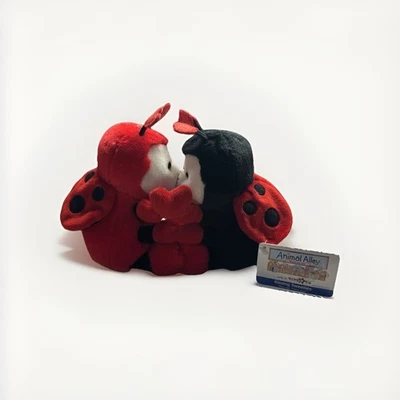 Juguete de peluche vintage besando Ladybugs animal Alley Foto 1 de 4