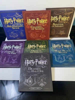Harry Potter Blu Ray Steelbook Collection Movies Years Wizarding World X 7 - Image 1 of 4