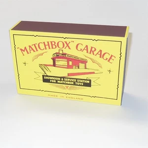 Matchbox Lesney Accessory MG-1 Garage Service Station B Style Repro Box - Picture 1 of 4