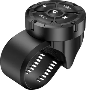 Bluetooth Media Button Fernbedienung, einstellbare Richtung wasserdicht schwarz - Bild 1 von 8