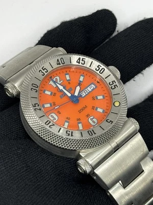 Reloj Hombre Reactor Fallout 2 63008 Acero Inoxidable 44mm - 200m Buzo - Fecha Día  Foto 1 de 4