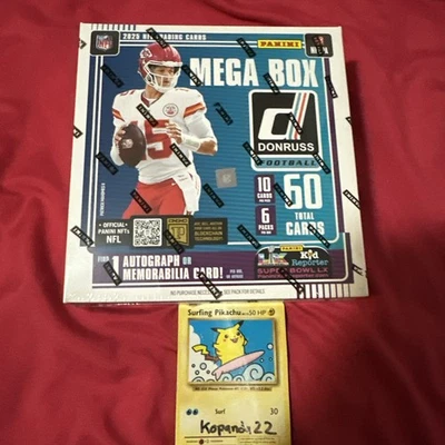 2025 Panini Donruss Football Trading Cards Mega Box - New / In Hand READY!