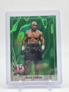 Mike Tyson 2025 Leaf National 15th Anniversary Green Lava 2/6 - Picture 1 of 2