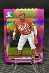 2022 Bowman Chrome Jay Allen Prospects Fuchsia Refractor #BCP-234 Reds - Picture 1 of 2
