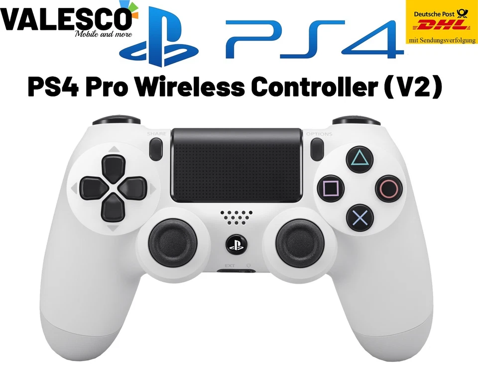 Sony PS4 Pro DUALSHOCK controller Playstation 4 / 3 weiß - Bild 1 von 2