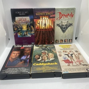 The Deer Hunter The Stand Dracula Problem Child Caddyshack VHS Lot 6 - Picture 1 of 17