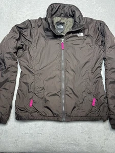 The North Face Brown Puffer Jacket Women’s Medium Magenta Trim Cozy Chic FW25 - Picture 1 of 8