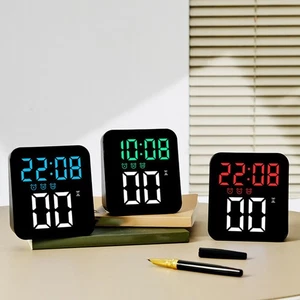 LED Digitaler Wecker mit 3 Alarmen und Helligkeitsregelung für einfache Anzeige - Bild 1 von 24