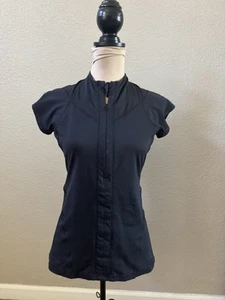 Lululemon Women’s Cycling Jersey Black Size 8 - Picture 1 of 11