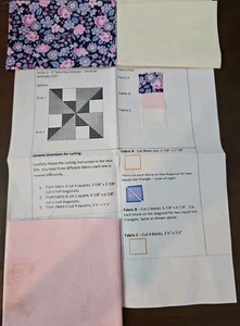 Quilt Blockmuster mit Stoff - Bild 1 von 1