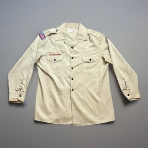 Boy Scouts of America BSA Mens Large Traditional Collared LS Shirt (16 - 16 1/2) - Picture 1 of 19