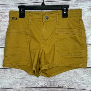 Kuhl Women’s Harvest Gold Kontour Pocket Performance Outdoor Shorts Size 4 - Picture 1 of 4