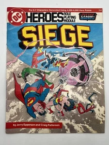 DC Heroes Siege Justice League RPG Gaming GOOD JLA #204 Mayfair Games 1985 - Picture 1 of 2