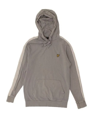 Sudadera con Capucha LYLE & SCOTT Para Hombre Pequeña Gris Bloque de Color Algodón XN03 Foto 1 de 3