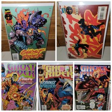 Ghost Rider #75-76, 80-82 Comic Lot Marvel 1996 Valkyrie Vengeance Danny Ketch