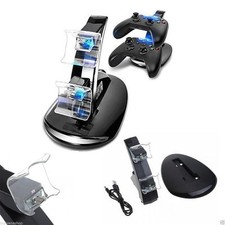 PDR*DOPPIO CARICATORE JOYPAD PLAYSTATION 4 CONTROLLER PS4 DUALSHOCK 2 MICRO USB