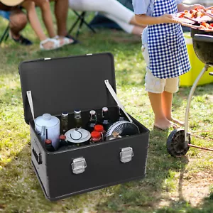 Schwarz Aufbewahrungsbox, Camping Aufbewahrungsbox, 20kg Aufbewahrungsbox - Bild 1 von 18