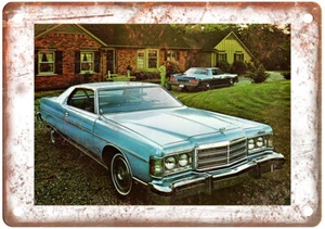 Vintage 1975 Mercury Meteor Montcalm Hardtops Ad Reproduction Metal Sign A12060 - Picture 1 of 2