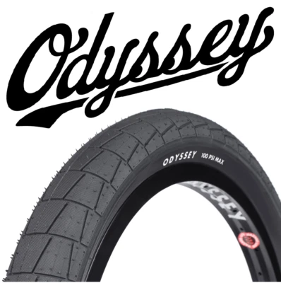 Odyssey Broc Raiford Street Park Urban R-Grip 100psi BMX Tire 20x2.40 or 20x2.25 - Image 1 of 4