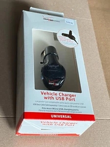 New Genuine Verizon MicroUSB Car Charger with Extra USB for Phone Tablet Dashcam - Picture 1 of 17