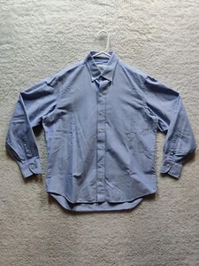 Ledbury Herren klassische Passform blau Chambray Shirt Größe L - Bild 1 von 8