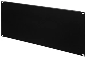 5 HE U Rackblende gekantet Frontplatte Rackpanel Blende Rack Panel Blindplatte - Picture 1 of 6