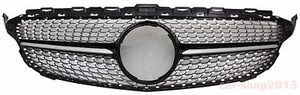 Front Grille for Mercedes Benz W205 15-18 Chrome & Black C300 C200 Star Style - Bild 1 von 1