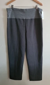 Maternity Pants Womens Size 2XL Motherhood Gray Knit Pregnancy Dress Slacks NWT - Picture 1 of 9