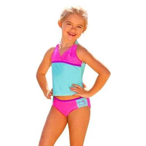 Hello Kitty Tankini Set Kids Sizes 4 5/6 6X Girls 2 PCs 6478 - Picture 1 of 1