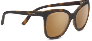 SERENGETI Agata Women's Cat Eye Sunglasses - Mineral Glass Polarized Lens - Picture 1 of 4