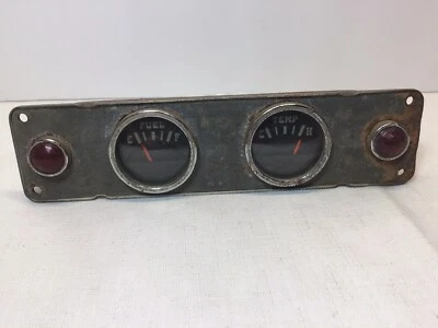 1948-1951 Hudson tablero de instrumentos combustible + medidores de temperatura y aceite + luces de amplificador OEM Foto 1 de 4