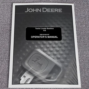 John Deere 110TLB Tractor Loader Backhoe Owners Operators Manual - OMLVU18410 - Picture 1 of 1