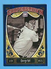 2013 Panini Cooperstown George Kell Blue Crystal /499 Detroit #54