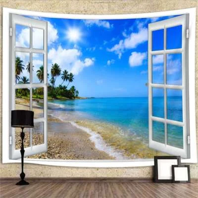Strand Natur Poster XXL Wandteppich Wandbehang Fototapete Foto Hintergrund - Bild 1 von 4