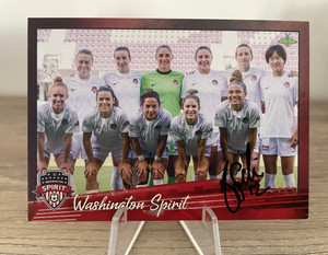 Andi Sullivan SIGNED 2021 Parkside NWSL Trading Card Washington Spirit USWNT