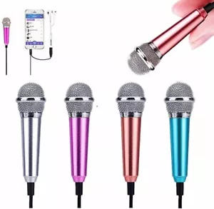 Mini Portable Vocal/Instrument Microphone for Mobile Phone Laptop with Holder - Picture 1 of 18