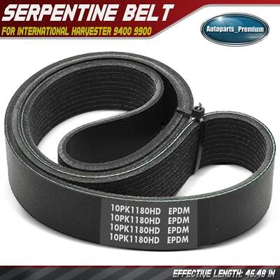 46.48 英寸蛇形带适用于国际收割机 9400 9900 9100 SBA 9900i — 第 1/4 张图片