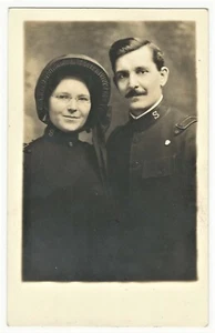 PORTRAIT OF A LOVELY SALVATION ARMY COUPLE : (1910-1930’s) - Picture 1 of 3
