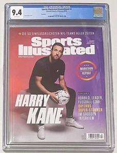 CGC 9.4 Sports Illustrated Germany February 2024 HARRY KANE England Soccer - Picture 1 of 2