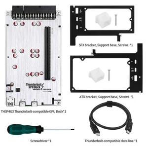 Dock externe GPU Dock pour carte graphique PC Thunderbolt Macbook TH3P4G3 #HOT - Photo 1/6