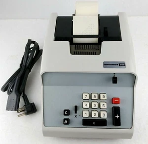Underwood 288 Electric Adding Machine Calculator w/ Cover Vintage - Imagen 1 de 12