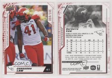 2020 Upper Deck CFL Red /165 Cordarro Law #85