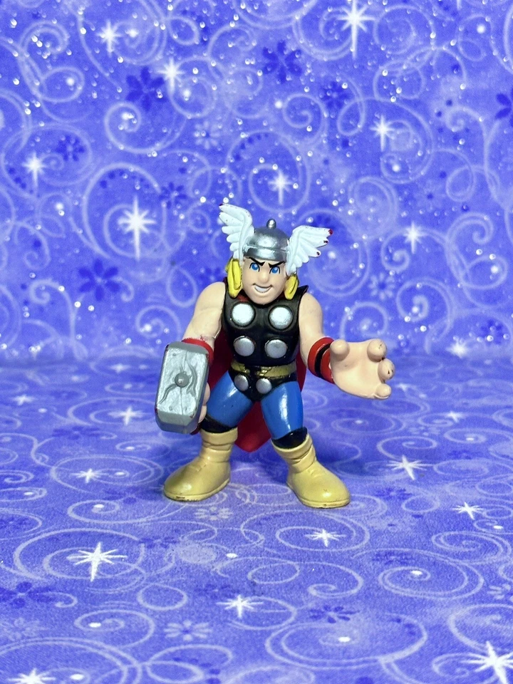 Mini figuras de juguete Hasbro Marvel Comics Superhero Squad Hasbro Classic Thor 2007 Foto 1 de 1