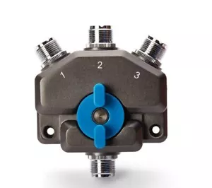 Interruptor de antena SHARMAN AV-SW3M 3 vías SO239 señal de radio coaxial HF VHF UHF - Imagen 1 de 7