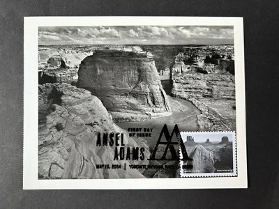 Ansel Adams 2024 FDC Maxicard Maximum Postcard Canyon De Chelly Arizona - Image 1 of 2