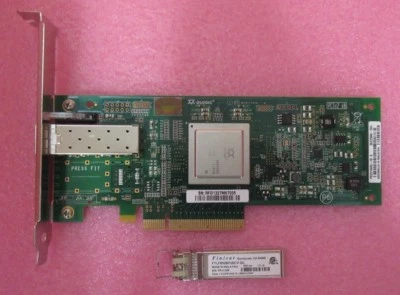 Dell QLogic QLE2560 8Gb PCI-E Fibre Channel Host Bus Adapter R1N53 0R1N53 +1xSFP - Image 1 of 4