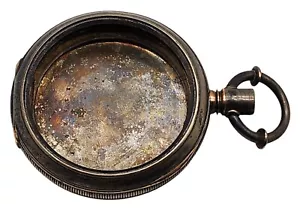 ANTICA cassa per orologio da tasca in argento sterling ~ 60,6 g - Foto 1 di 5