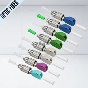10Pcs LC Female to FC Male UPC APC SM/MM OM3 OM4 Fiber Optical Adapter Converter - Picture 1 of 16