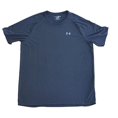 Under Armour Tech Tee Mens 3XL Tall Black Short Sleeve T Shirt Crew Neck  - Image 1 of 4